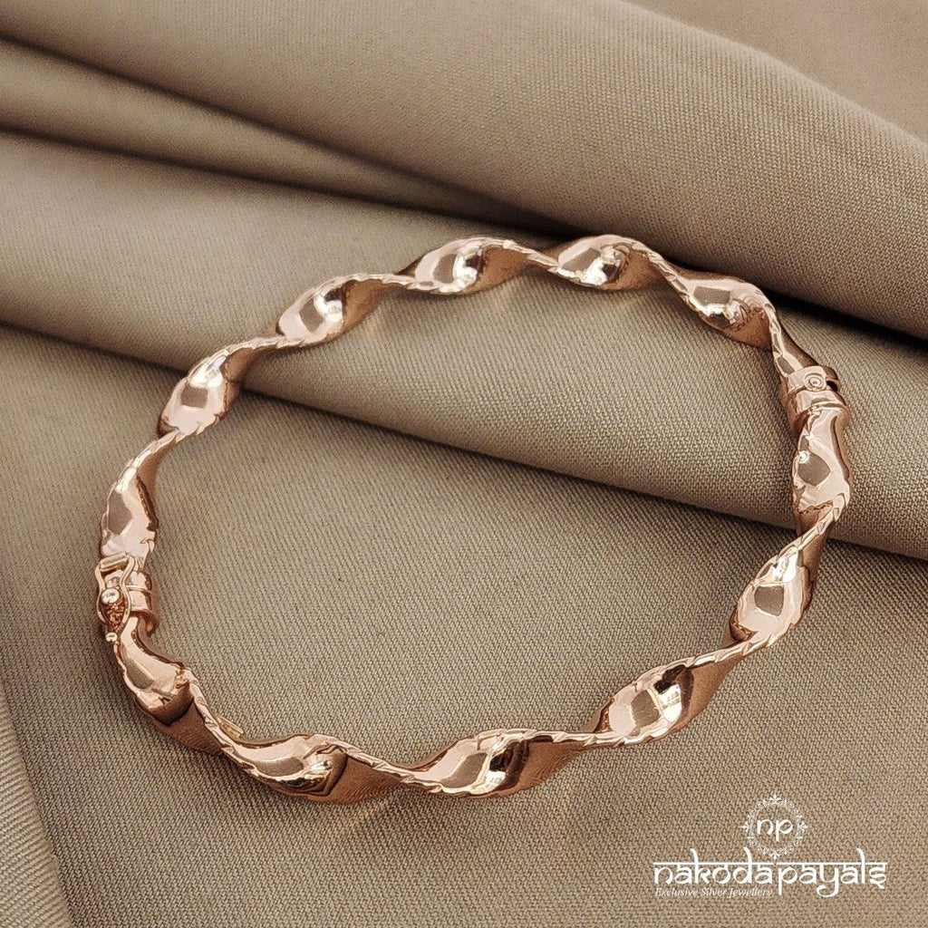 Twisted Rosegold Kada (St2407)