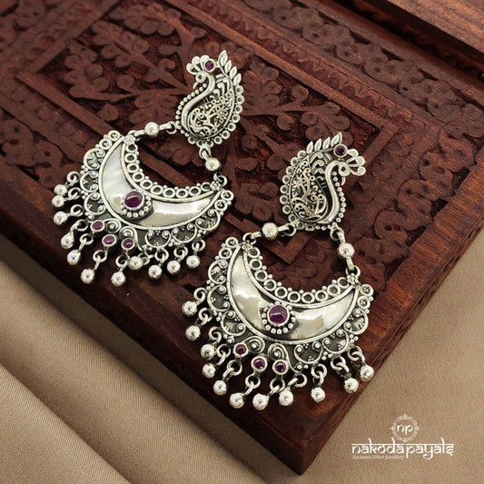 Gorgeous Peacock Chandbali (C7579)