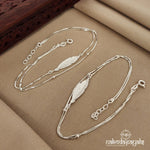 Double layered Feather Anklet (A5104)