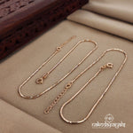 Thin Rosegold Anklet (A5101)