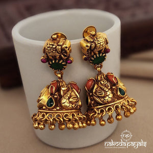 Elephant Jhumka (Ge7373)