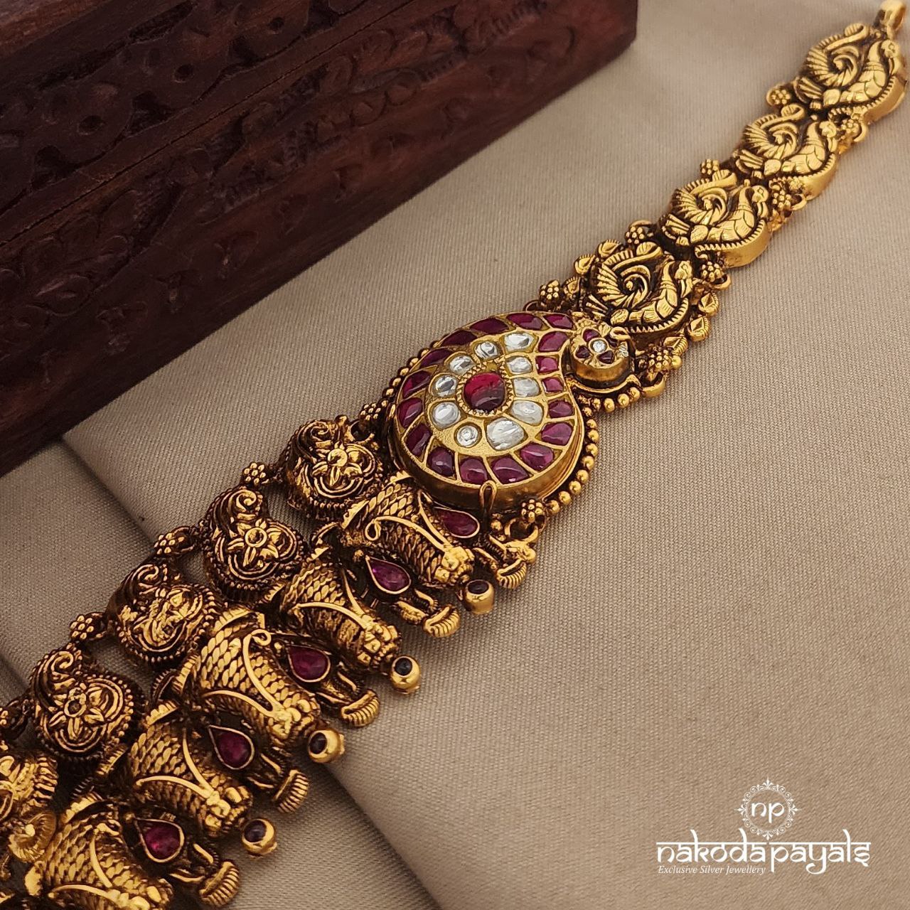 Gorgeous Kundan Mango Long Neckpiece (Gn1158)