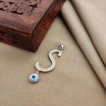 Evil eye Alphabet S Pendant (P2207)