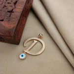 Rosegold Evil Eye Alphabet D Pendant (P2242)