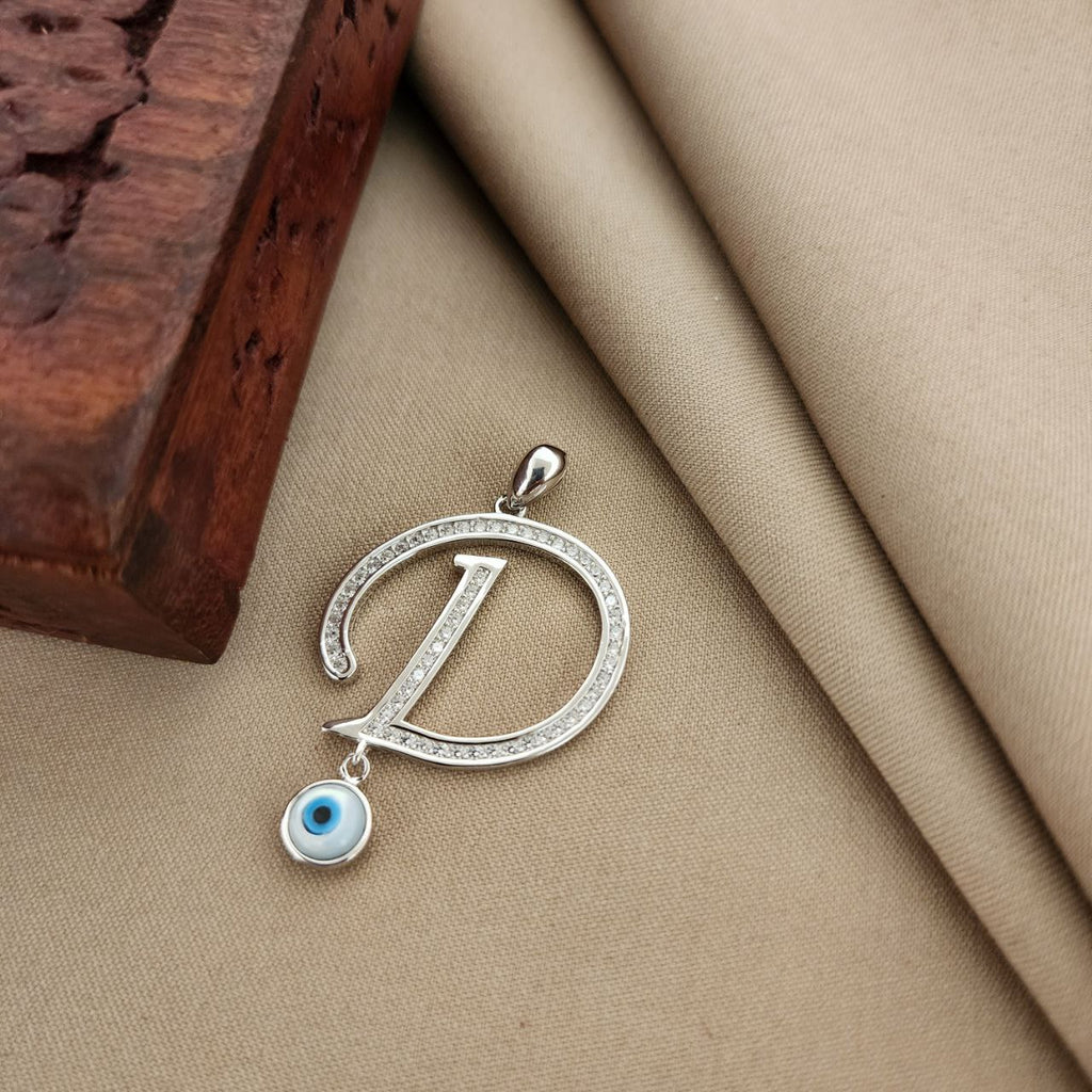 Evil eye Alphabet D Pendant (P2241)