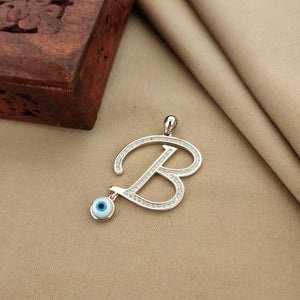 Evil eye Alphabet B Pendant (P2245)