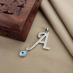 Evil eye Alphabet A Pendent (P2248)