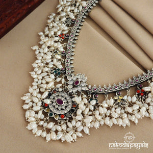 Navarathna Guttapusalu Long Neckpiece (N9356)