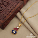 Lapis lazuli Kundan Bird Long Neckpiece (Gn1161)