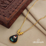 Black Onyx Long Neckpiece (Gn1167)