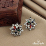 Navarathna Floral Studs (S9070)