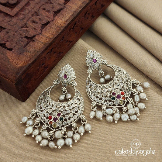 Floral Chandbali (C7609)