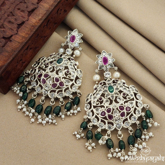Floral Peacock Chandbali (C7628)