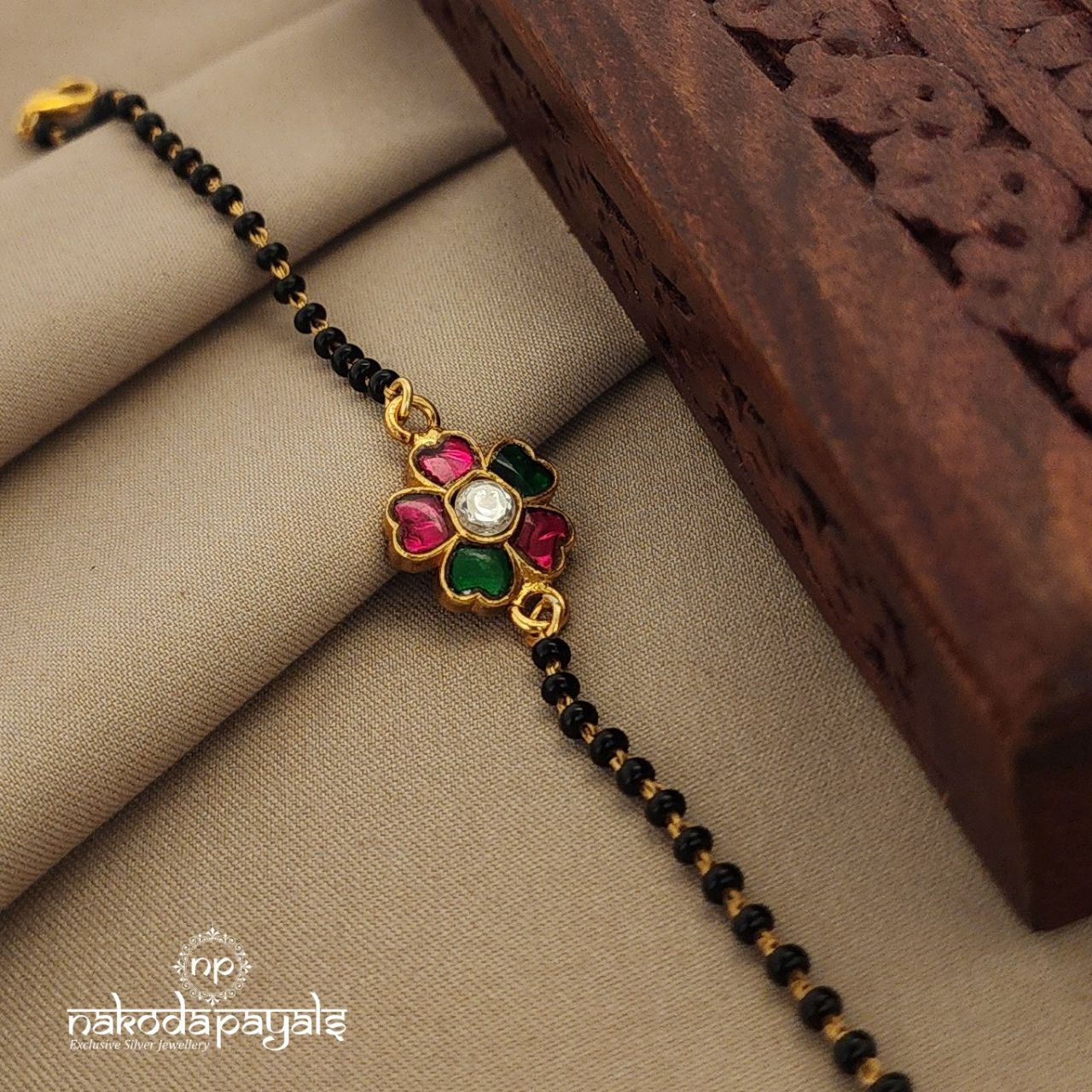 Floral Kundan Bracelet (Br1462)