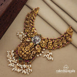 Guttapusalu Lakshmi Short Neckpiece (Gn1185)