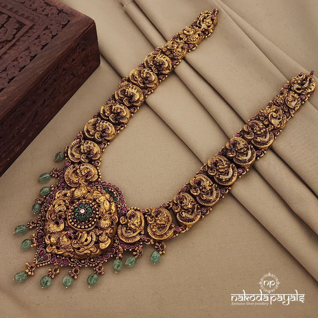 Gorgeous Peacock Long Neckpiece (Gn1194)