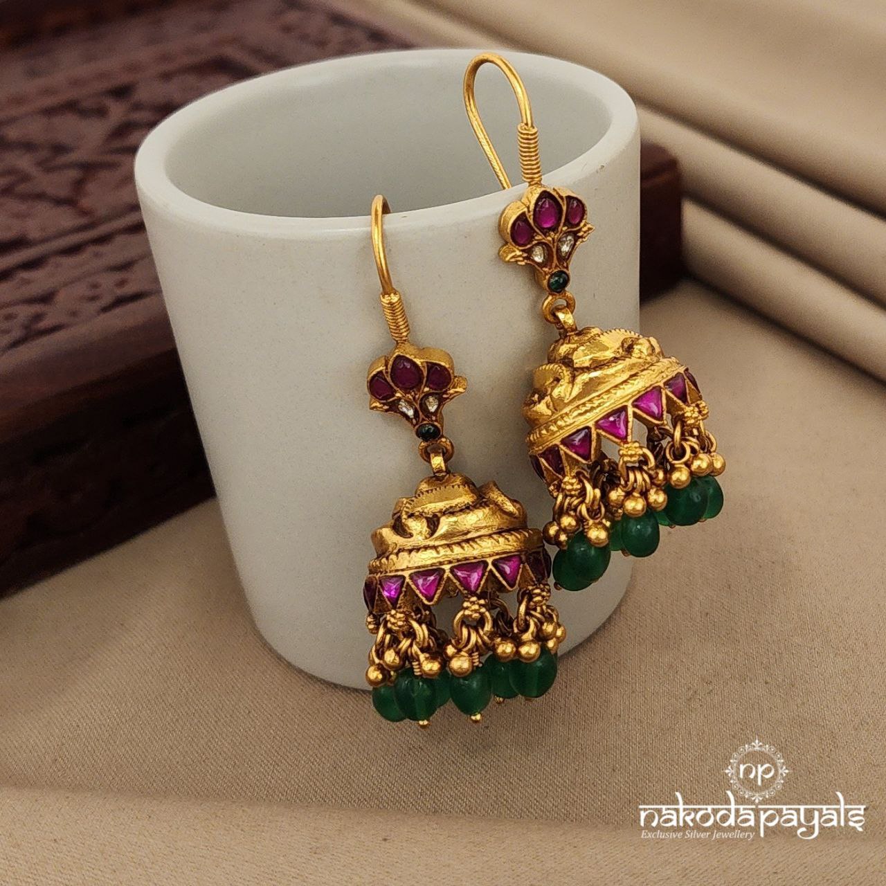 Beautiful Jhumka with Hangings (Ge7415)