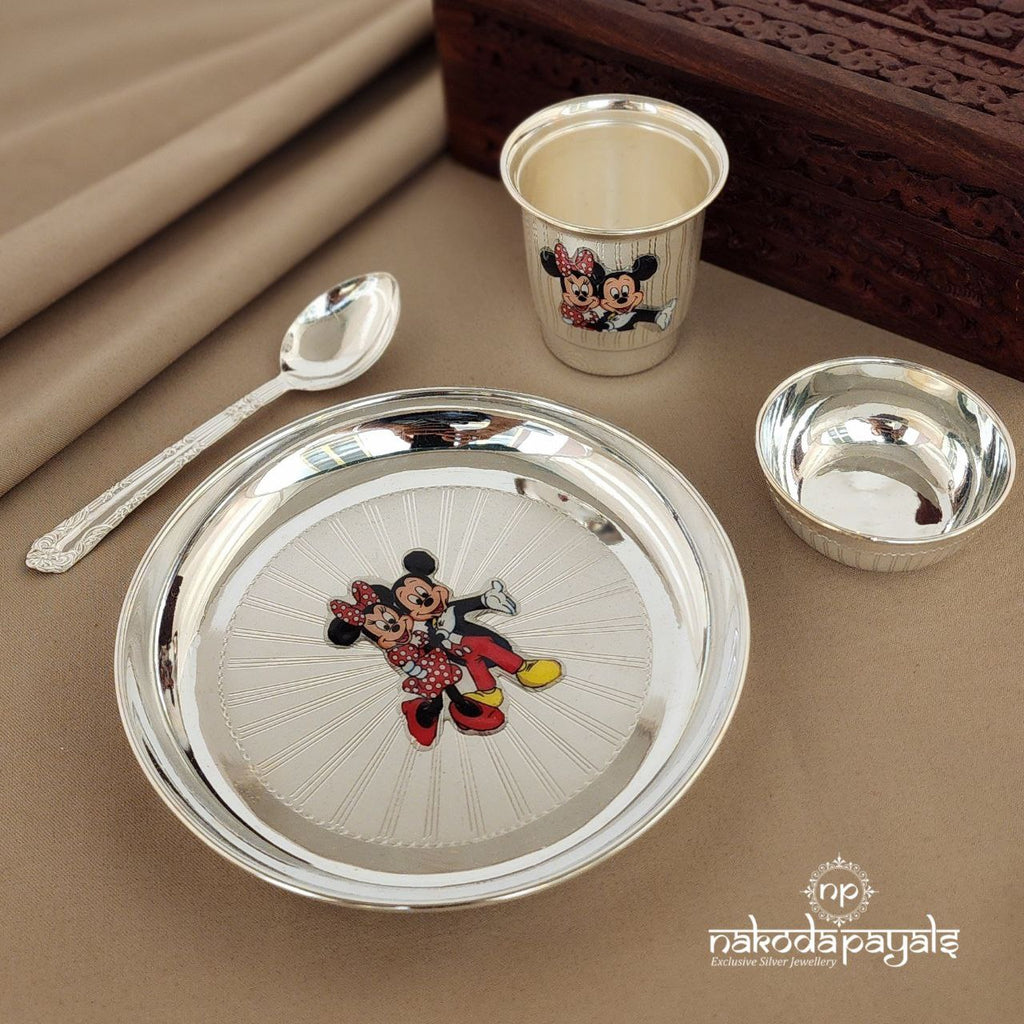 Micky Mouse Baby Plate Set (Aa1105)