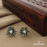 Floral Marcasite Studs (S9083)