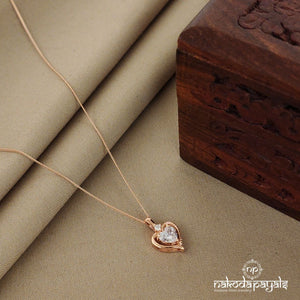 Heart Rosegold Neckpiece (St2430)