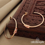 Pinkish Rosegold Earrings (St2473)