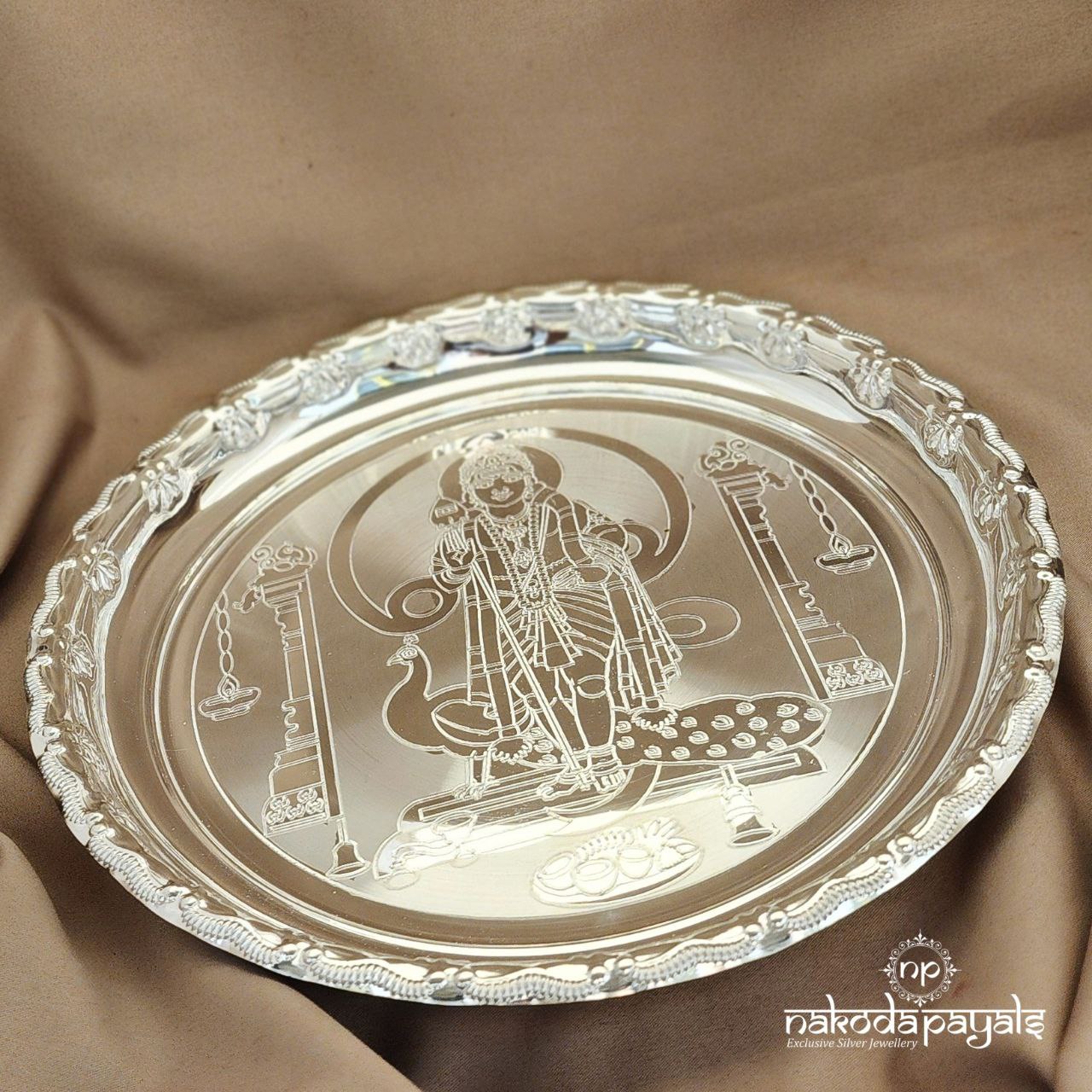 Murugan Pooja Plate (Aa1140)