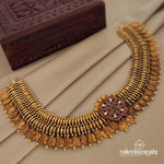 Kundan Floral Waist Belt (D0214)