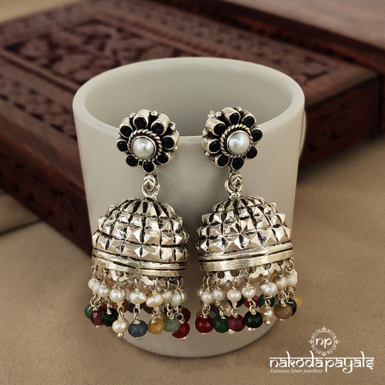 Multicolored Jhumka (J5503)