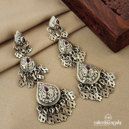 Triple Drop Chandbali (C7675)