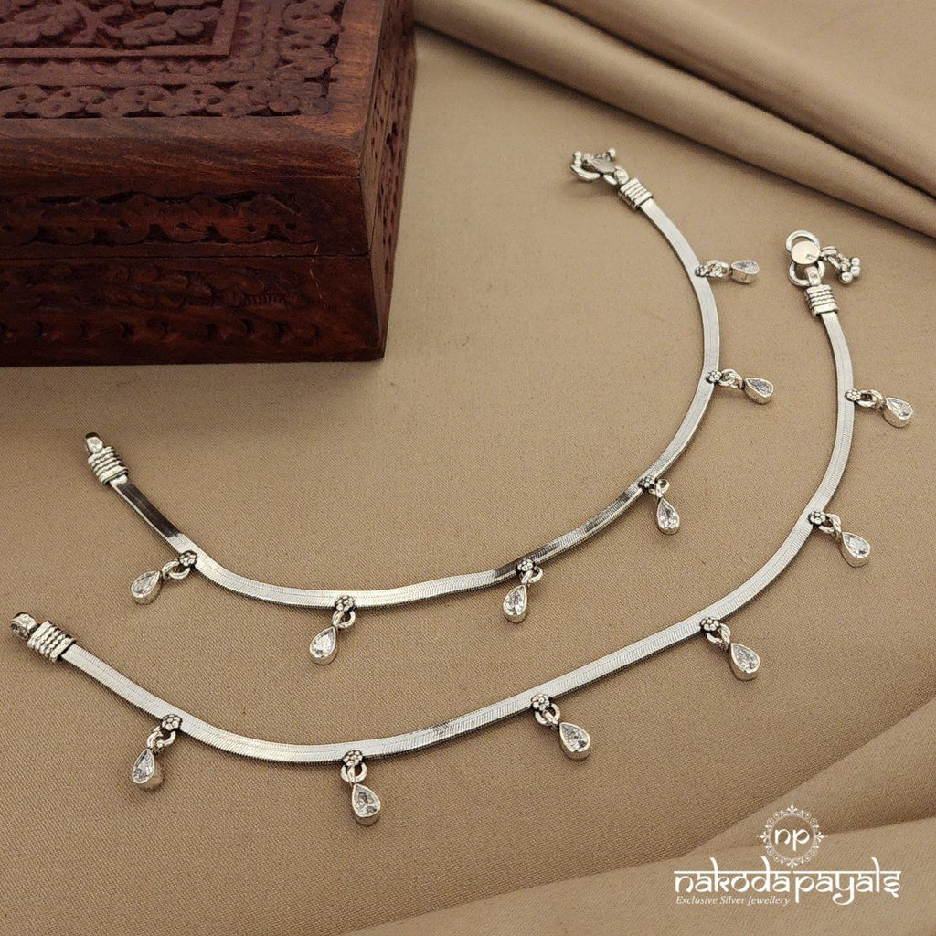 White drop anklet(A5168)