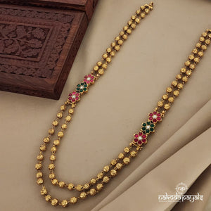 Gorgeous Kundan Floral Long Neckpiece (Gn1222)