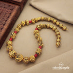 Nakshi Worked Ball Long Neckpiece (Gn1225)