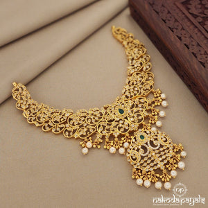 Greeny Gorgeous Short Neckpiece (Gn1261)