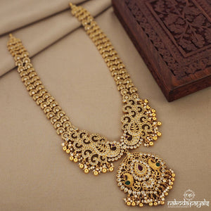 Gorgeous Peacock Long Neckpiece (Gn1265)