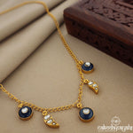 Blue Sapphire With Kundan Long Neckpiece (Gn1290)