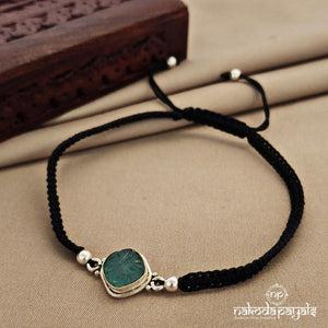 Emerald Nazariya Thread Anklet (NZ0638)