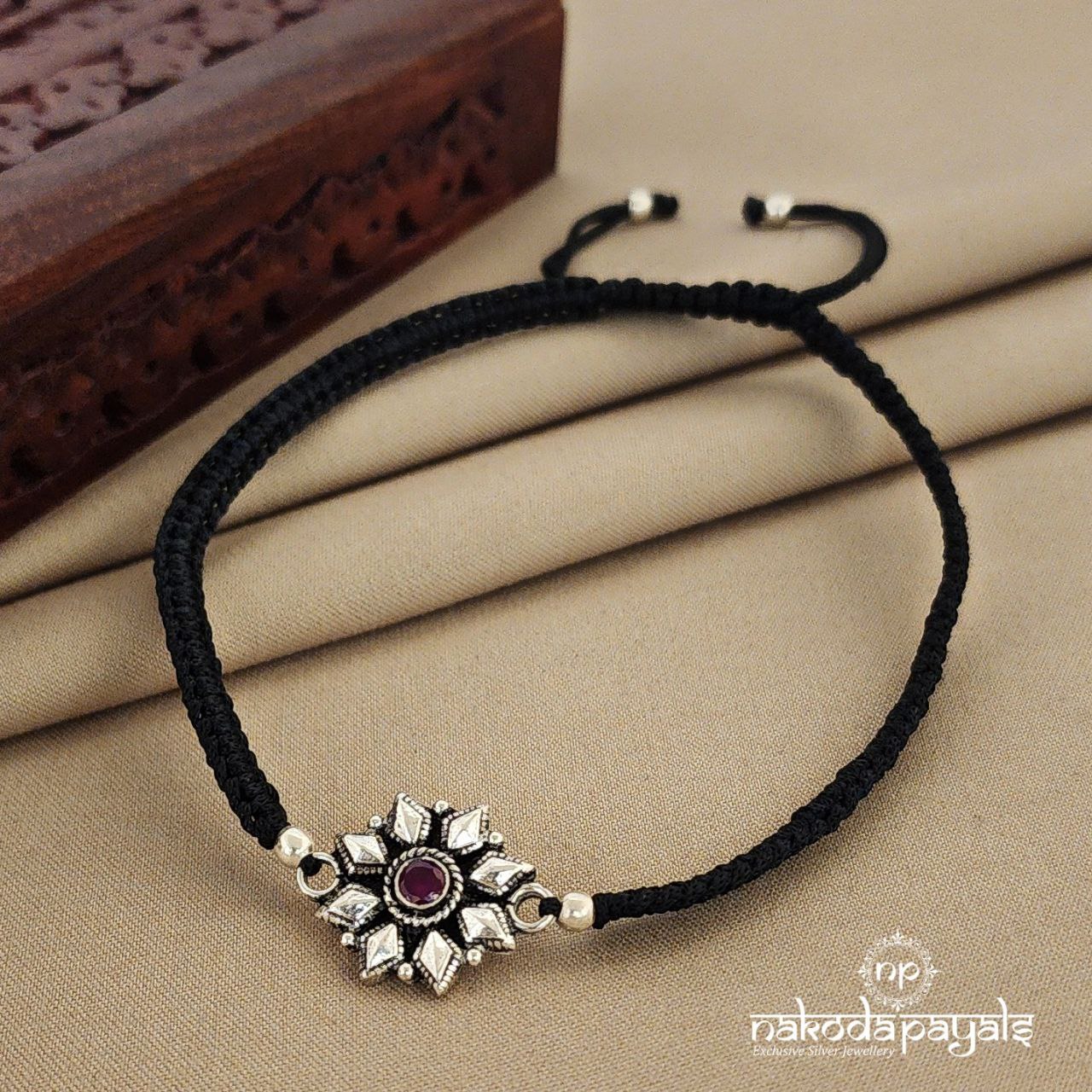 Floral Nazariya Thread Anklet (NZ0661)