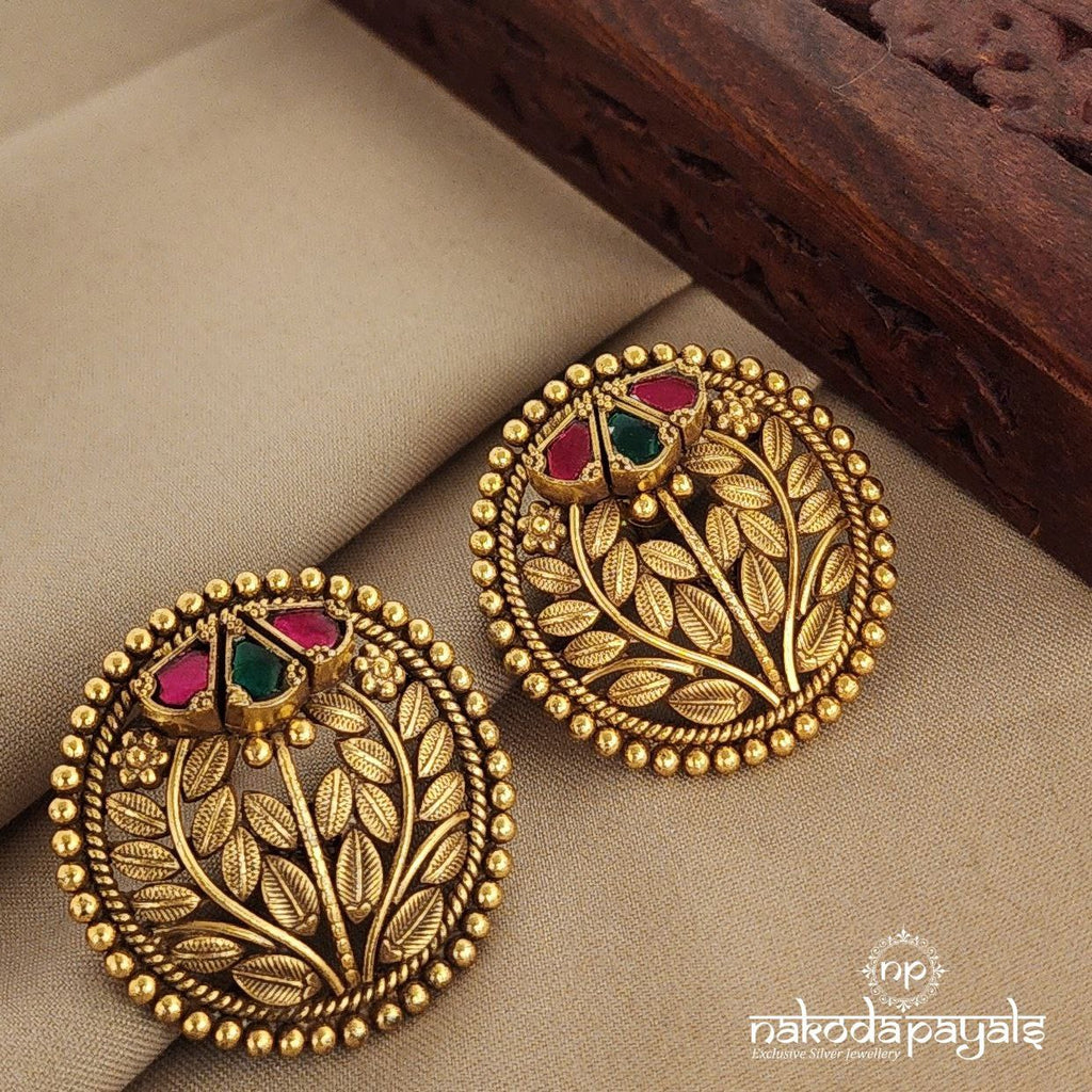 Circular Kundan Studs (Ge7458)