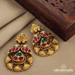 Peacock Kundan Chandbali (Ge7460)