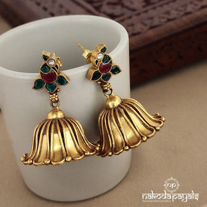 Kundan Bird Jhumka (Ge7476)