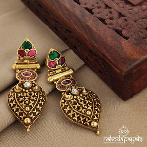 Drop Kundan Chandbali (Ge7481)