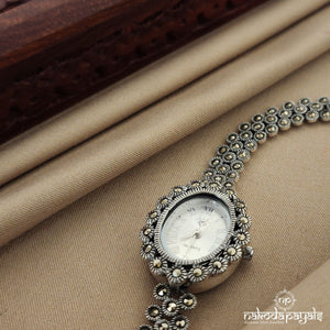 Oval Marcasite Watch (W0145)