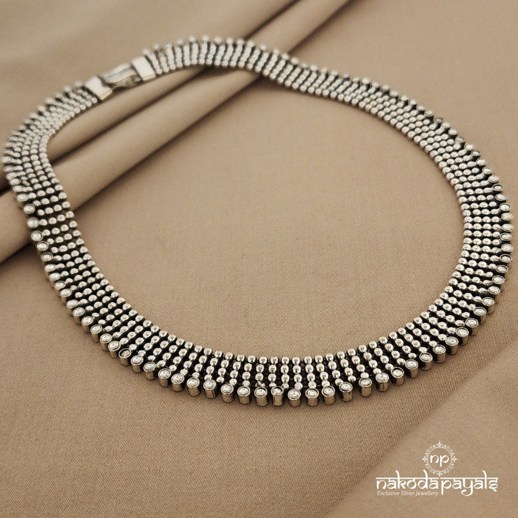 Oxidised Short Neckpiece (N9498)