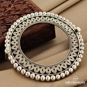 Circular Tribal Openable Kada single (2.4) (K4569)