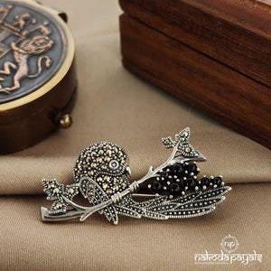 Parrot Marcasite Brooch (St2487)