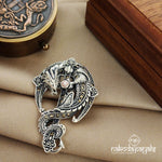 Dragon Marcasite Brooch (St2495)