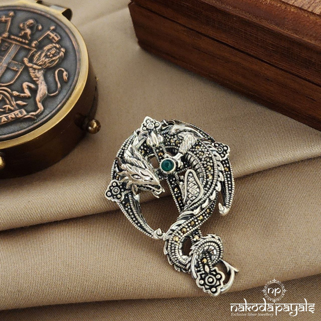 Dragon Marcasite Brooch (St2497)