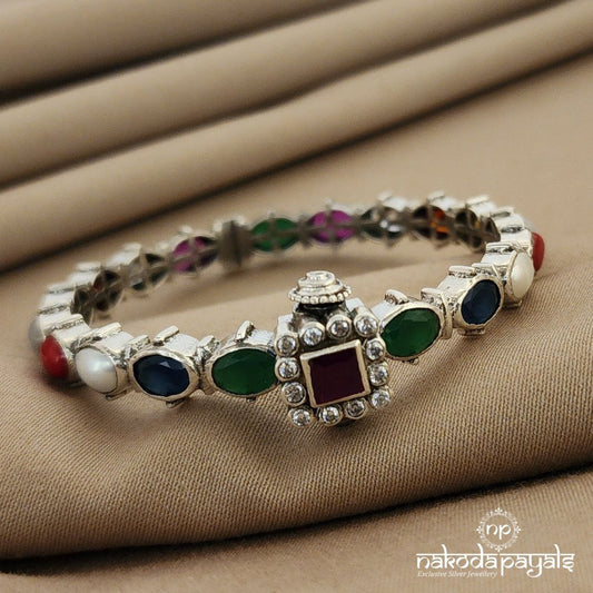 Navarathna Cubical Openable Screw Kada Single (K4592)