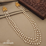 Vishwarupa Pearled Triple layered Long Neckpiece (Gn7036)