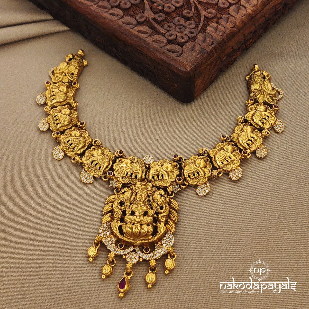 GajaLakshmi Short Neckpiece (Gn7062)